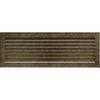 Grille d'aération FRESH 17x49 noir et or