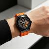 Men's Fashion Rotatable Wheel Hub Men's Trend Watch Men's Stone Waterproof English Watch