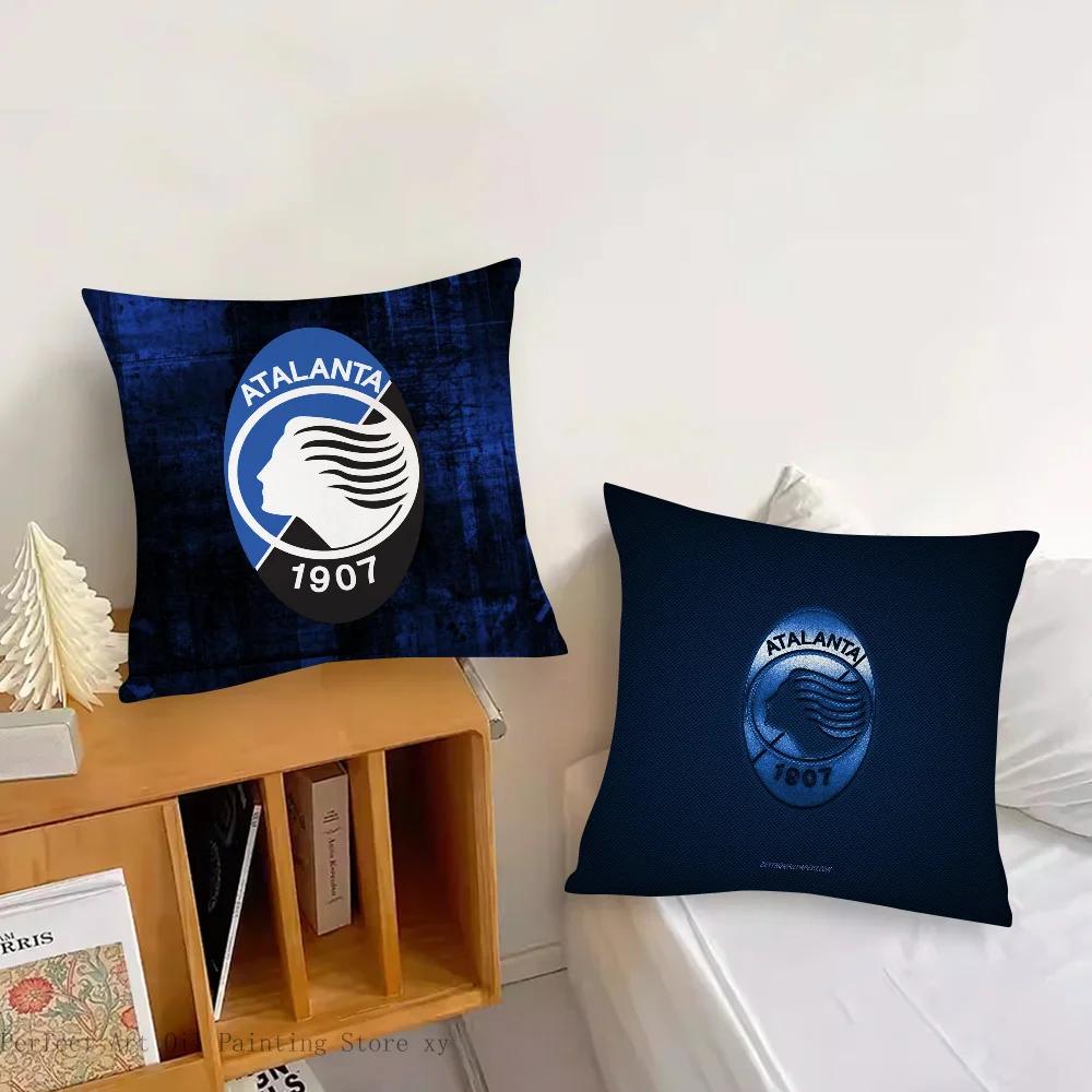 A-Atalanta B-Bergamasca Calcio Pillow Case Square Pillow Bedroom Sofa Leisure Comfort Cushion Living Room Home Decoration 40X40
