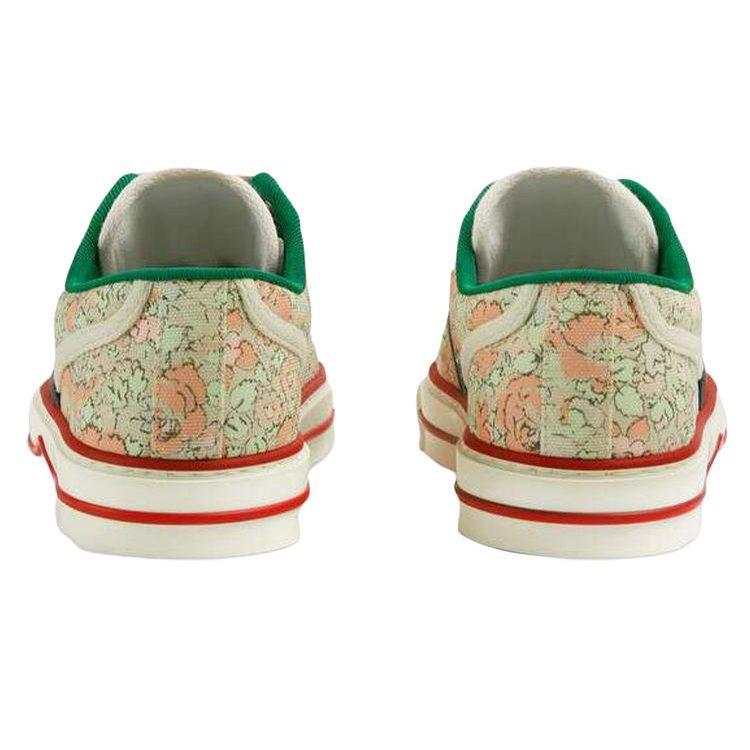 Gucci Liberty of London X Gucci Wmns Tennis 1977 'Floral - Mint Green' Women's 606110 2I410 3960
