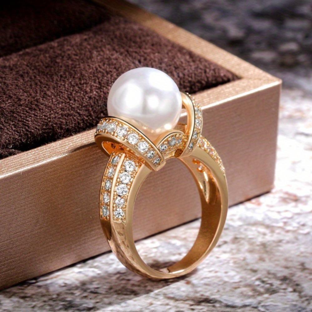 Легкая роскошь и элегантный дизайн, подходящие для женских обручальных и свадебных колец, а также свадебных украшений 6 золотистый