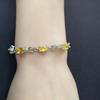Fashionable Yellow Crystal Gemstone Bracelets - Valentine's Day Gift for Girlfriend