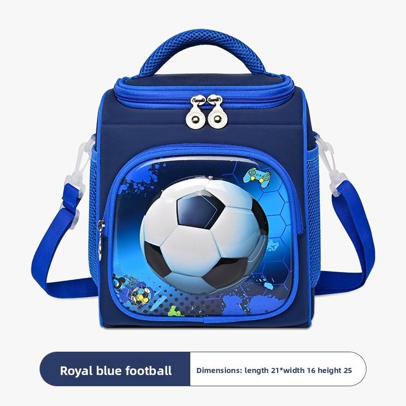 Oxford Cloth Kids Lunch Bag With Waterproof Insulation For School And Work