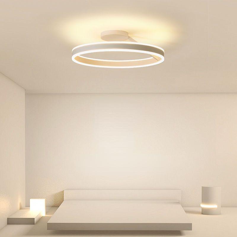 Round Bedroom Ceiling Lamp LED Lamp Living Room Lamp Simple Modern Atmosphere Domestic Study Lamp Bedroom Lamp