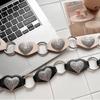 Metal Heart Rivet Belts Round Ethnic Style Waistband Punk Western Style Cowboy Belts  Women