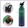 Eliciya Stainless Steel Thermos 1 Vacuum Keeps Drinks Hot or Wide Mouth for Easy Ice and Drink Straw Carbonated Drink Cloth Bag Lightweight and