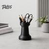 Talos Chess Pen Holder, Makeup Brush Organizer, Minimalist Desk Decor, Multifunctional Organizer for Pens Brushes Dried Flowers, Creative Gift Office