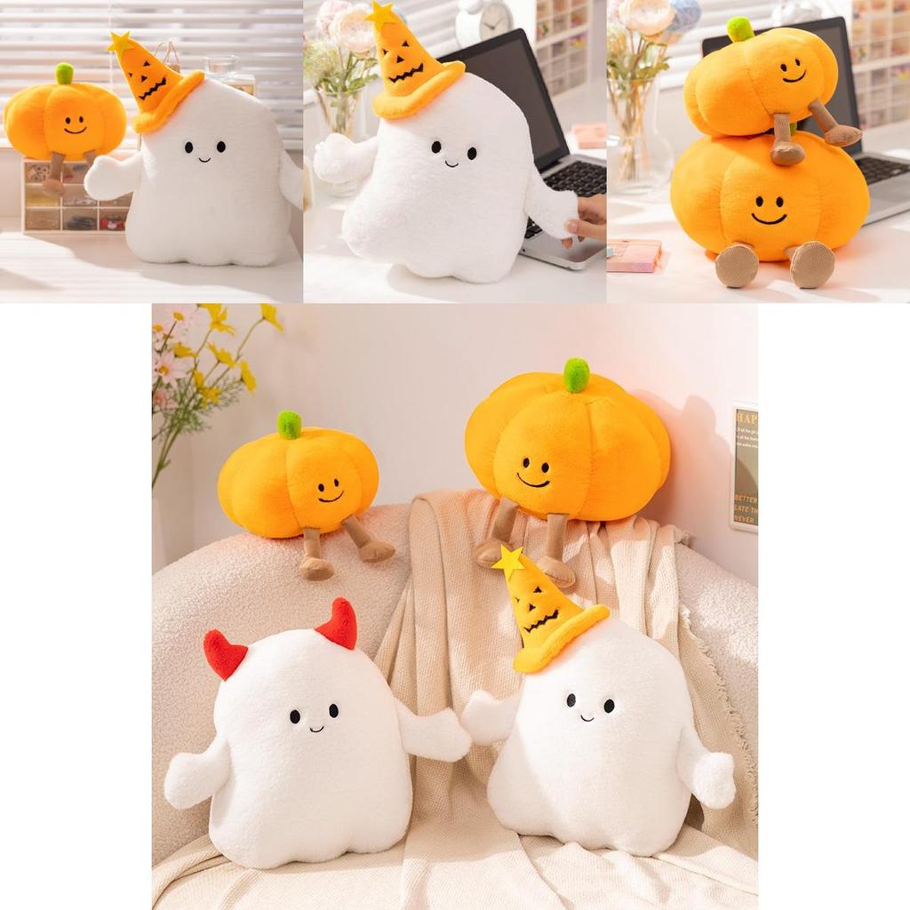 Adorable Plush Pumpkin Doll Halloween Decoration Soft And Cuddly Plush Toy For Kids