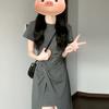 Small French Casual Early Autumn Dress Women's Summer New Short Skirt Light Luxury
