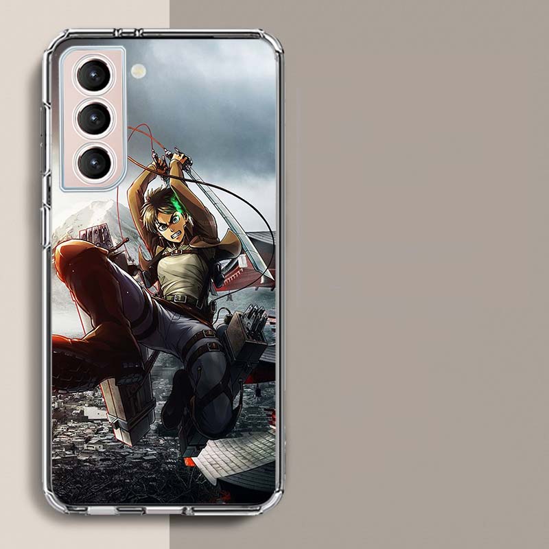 Character LEVI ACKERMAN Phone Case For Samsung Galaxy S25 Edge S24 S23 FE S21 S20 S10 Plus S22 S26 Ultra Cover Clear Cases TPU C