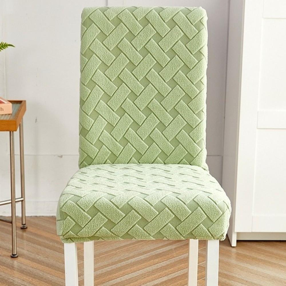 Thicken Jacquard Chair Cover Dust-Proof Removable Cover Dining Chair Covers Breathable Soft Stretch Slipcovers Home Decor