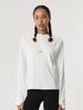 GOALSTUDIO Ws Long Sleeve Quarter Zip-Up-White