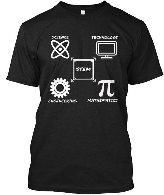 

Stem Science Technology Engineering Math T-Shirt Made in the USA Size S to 5XL L