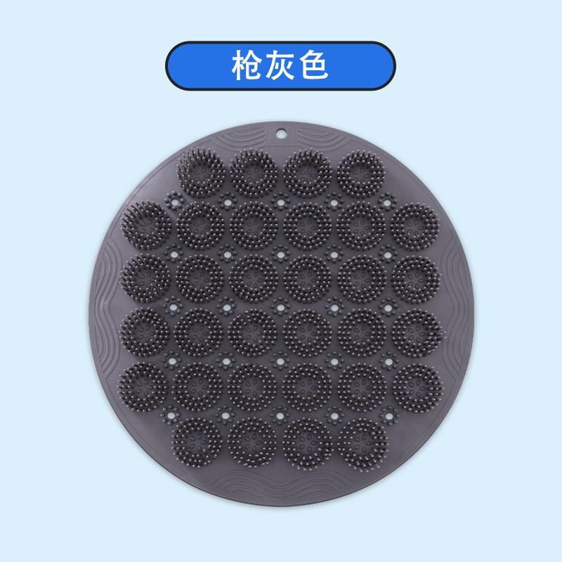 Silicone Back Scrubber Suction Bath Brush Shower Exfoliation Foot Care