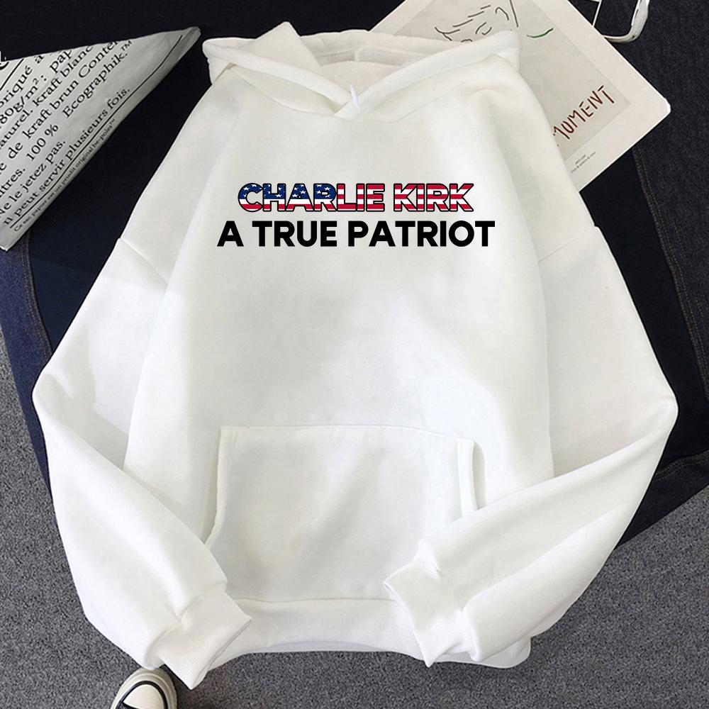 RIP Charlie Kirk Hoodie New Fashion Women Harajuku Aesthetic Graphic Hoodies Unisex Autumn Winter Casual Pullovers Sweatshirts