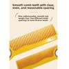 Wide & Fine Tooth Fidget Hair Comb with Bearing Anti-static Barber Comb  for Salon
