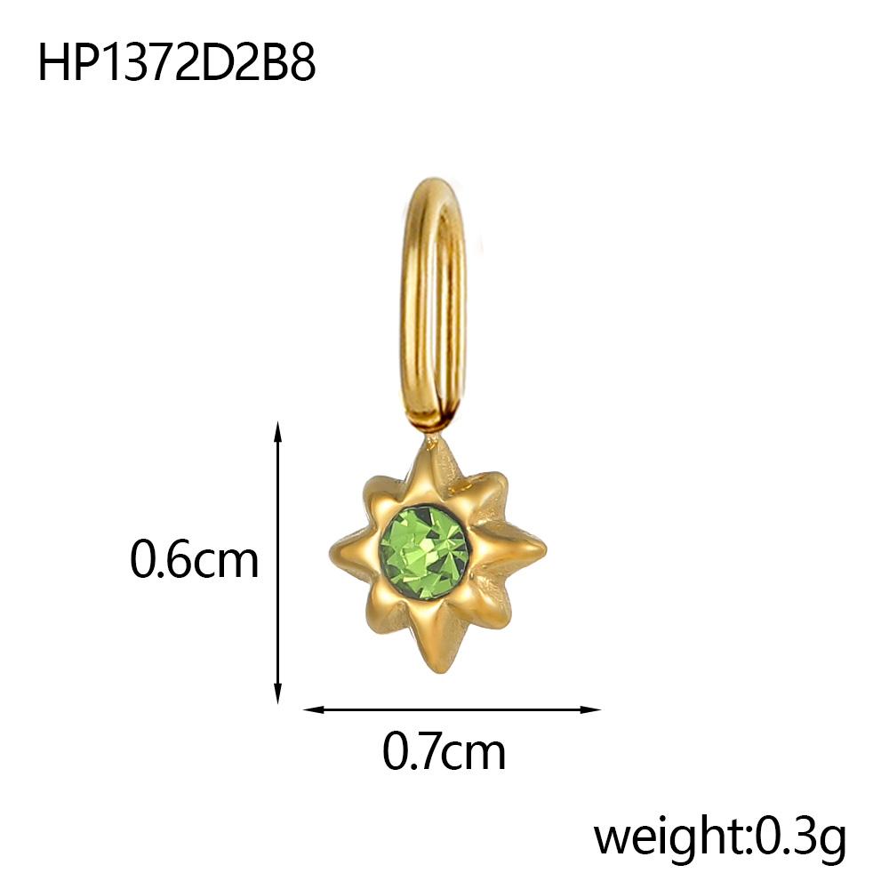 CARLIDANA New Classic Element DIY Charm Necklace Stainless Steel Star Pendant Shiny Rhinestones Fashion Bracelet Earrings