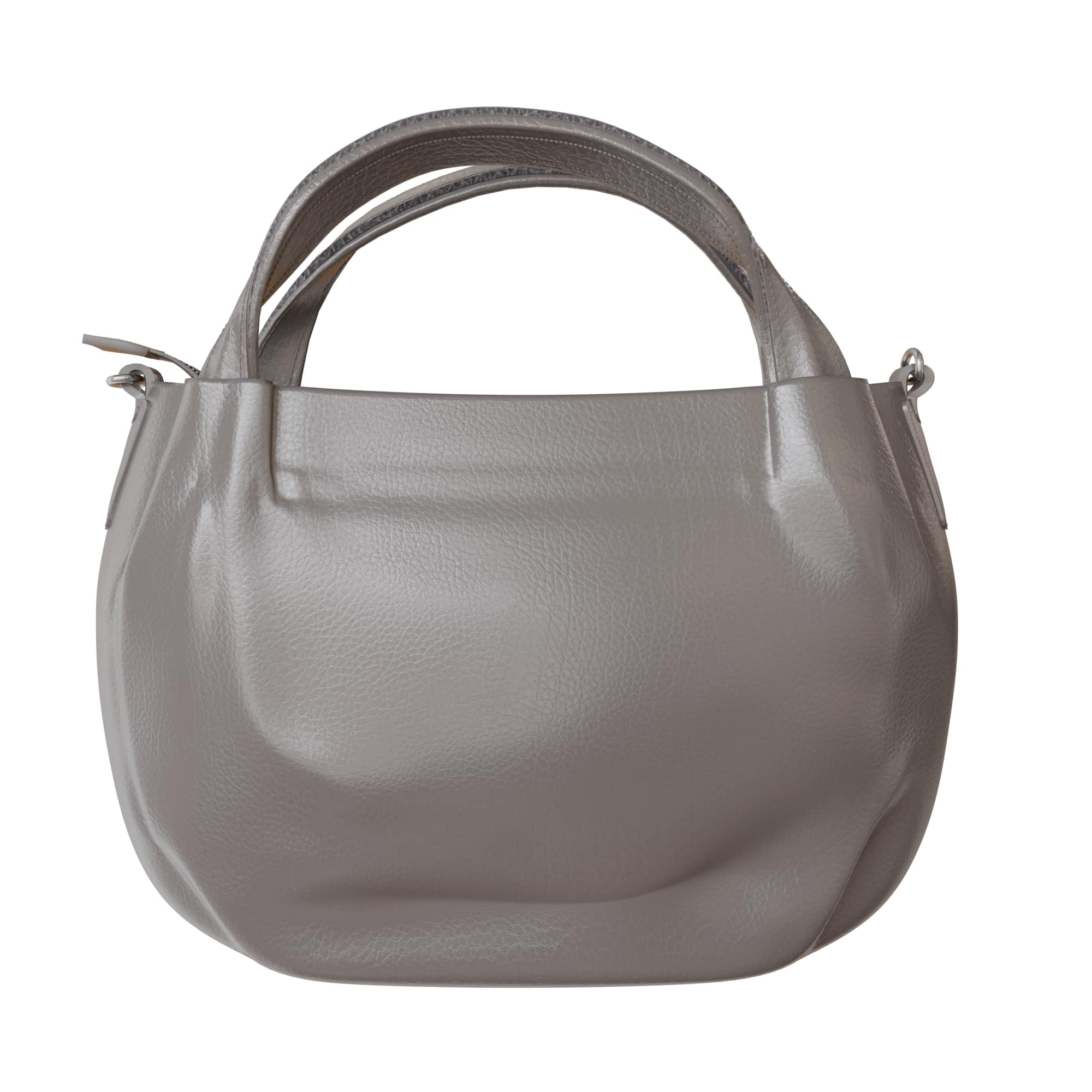 Elegante borsa vegana da donna in similpelle con funzione di tracolla One Size nero