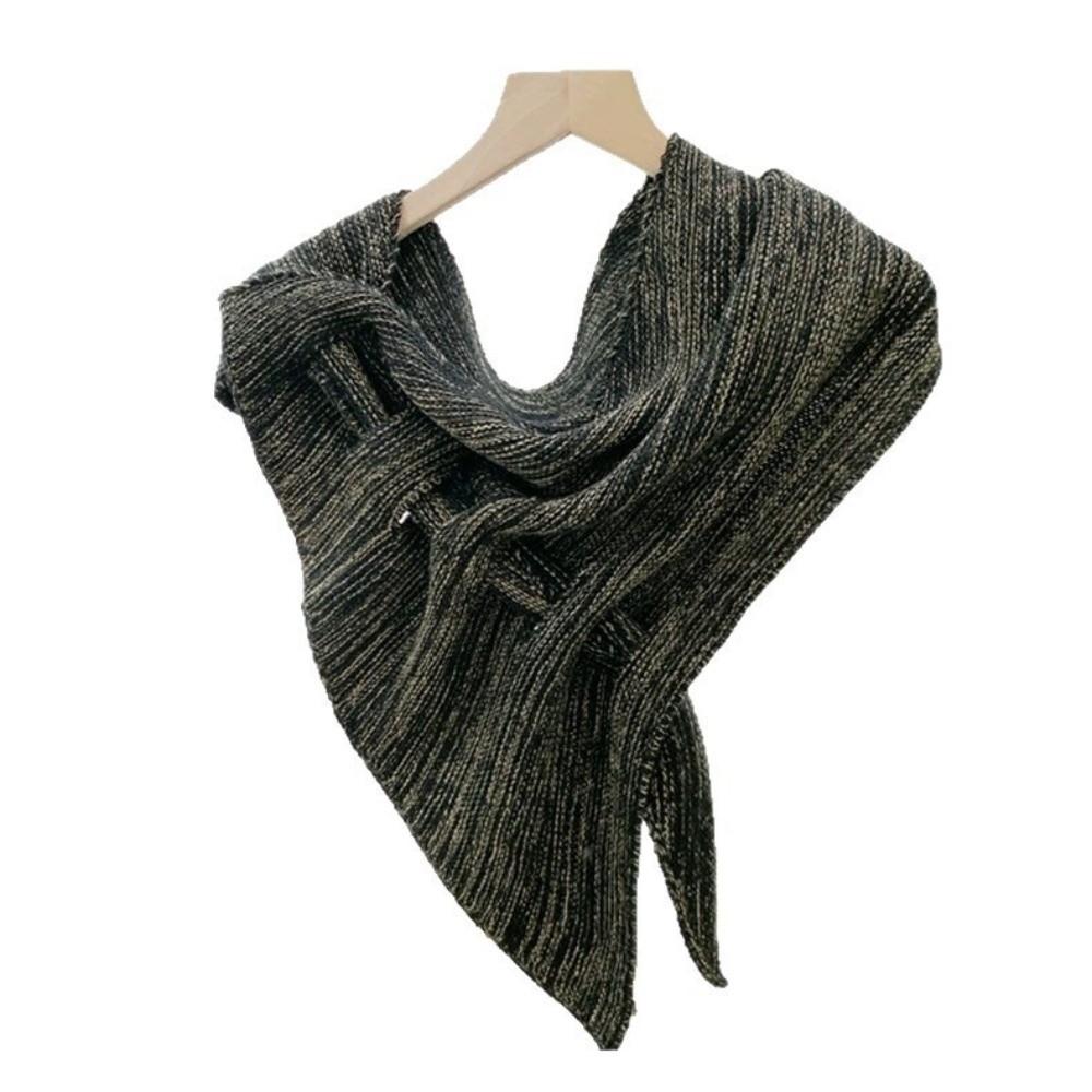 Multi-functional Knitted Triangular Scarf Soft Headscarf New Shawl  Autumn and Winter