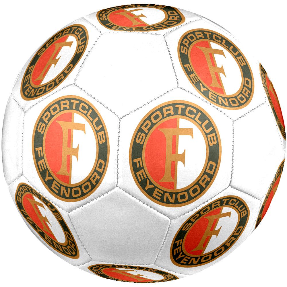 Feyenoord Rotterdam Size 5 Soccer Ball, Machine-Stitched PVC, Durable & High Bounce, All Ages Fit, Fan Merchandise, Matches & Outdoor Use.