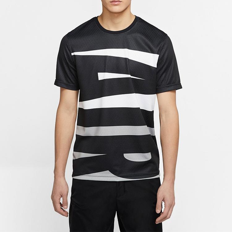Men's Air Jordan WINGS Sports Tops T-Shirt Black CK5633-010