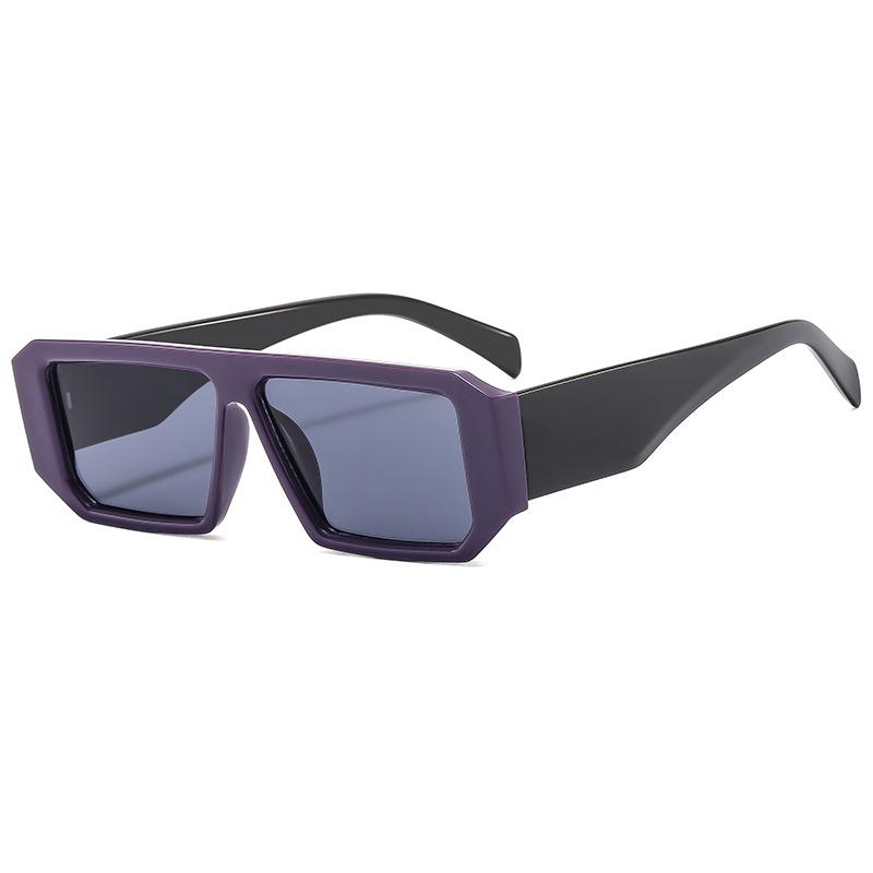 European and American fashion square anti-ultraviolet sunglasses, men's and women's high-end sunglasses ins Internet celebrity sunglasses