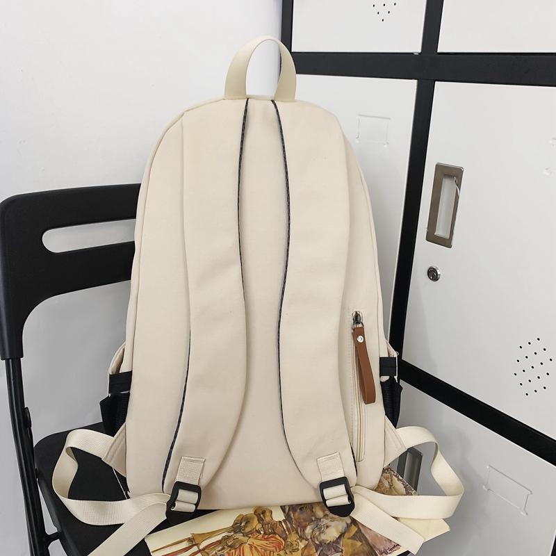 Backpack Men's And Women's College Student Schoolbag