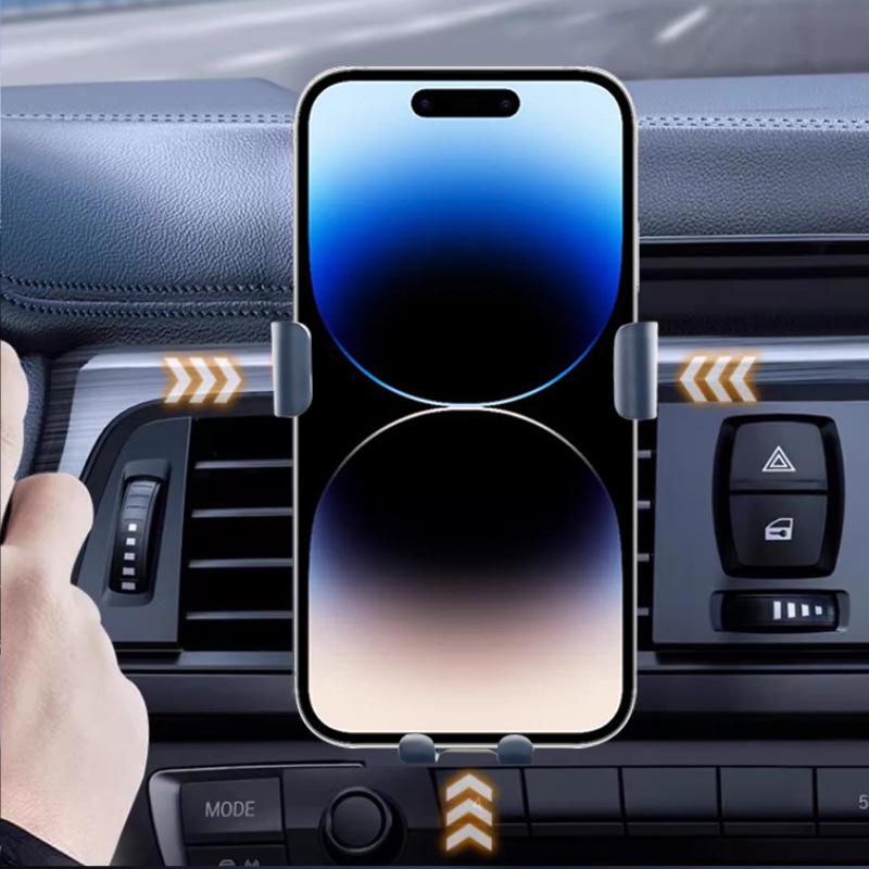 Gravity Sensing Car Vent Phone Holder with Triangular Support