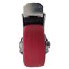 Swivel wheel, wheel set, brake, 80mm, 150kg, BPPU 0805 RED, polyurethane