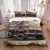 3Pcs Offroad Adventure Mountains Bedding Set Soft Fabric Duvet Cover Pillowcases Home Christmas Xmas Halloween Gift 1 Duvet Cover 2 Pillowcase G1149