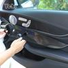 For Mercedes Benz C Class GLC W205 C180 2015-2026 ABS Carbon Fiber Style Interior Door Decoration Panel Cover Trims Accessories