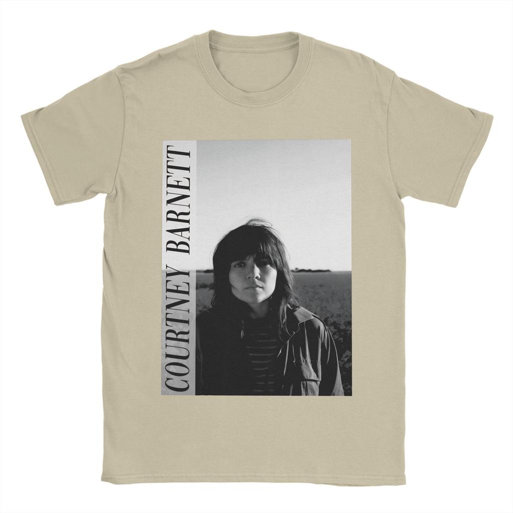 Courtney Barnett Australian Singer TShirt for Unisex Vintage 100 Cotton Tees Crew Neck Short Sleeve T Shirt Graphic Clothes