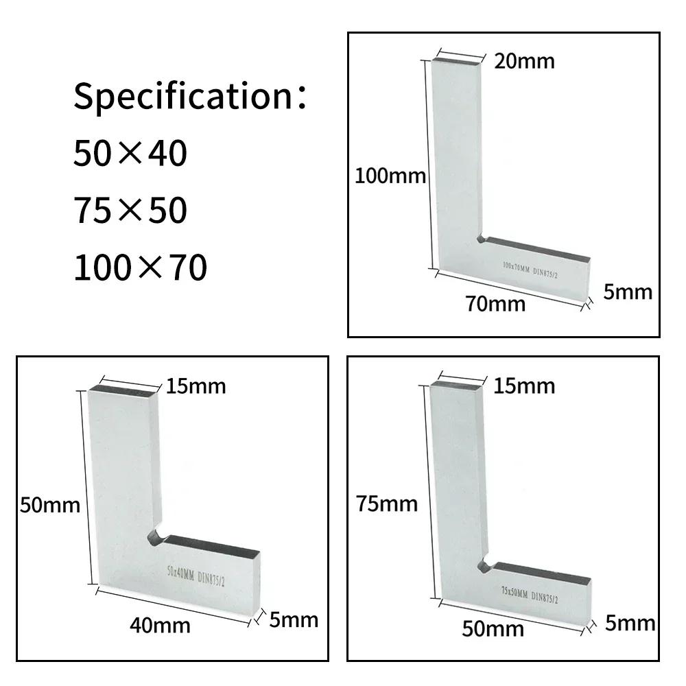 90° Carbon Steel Carpenter Square - Woodworking Measuring Tool (Durable, High-Precision)