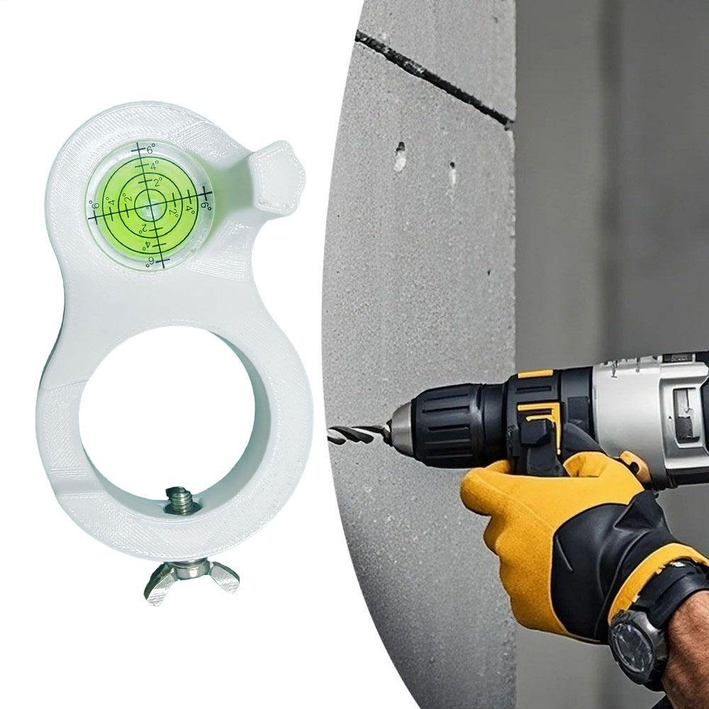 Small Circular Drill Spirit Level Precision Hole Drilling Precision Guide Wall Installation