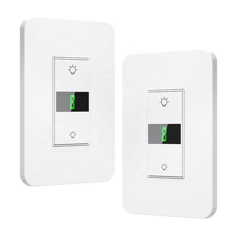 US 120 Style 3 Way Smart WIFI Wall Dimmer Switch Stepless Dimming Mobile App Remote Control,timing,countdown