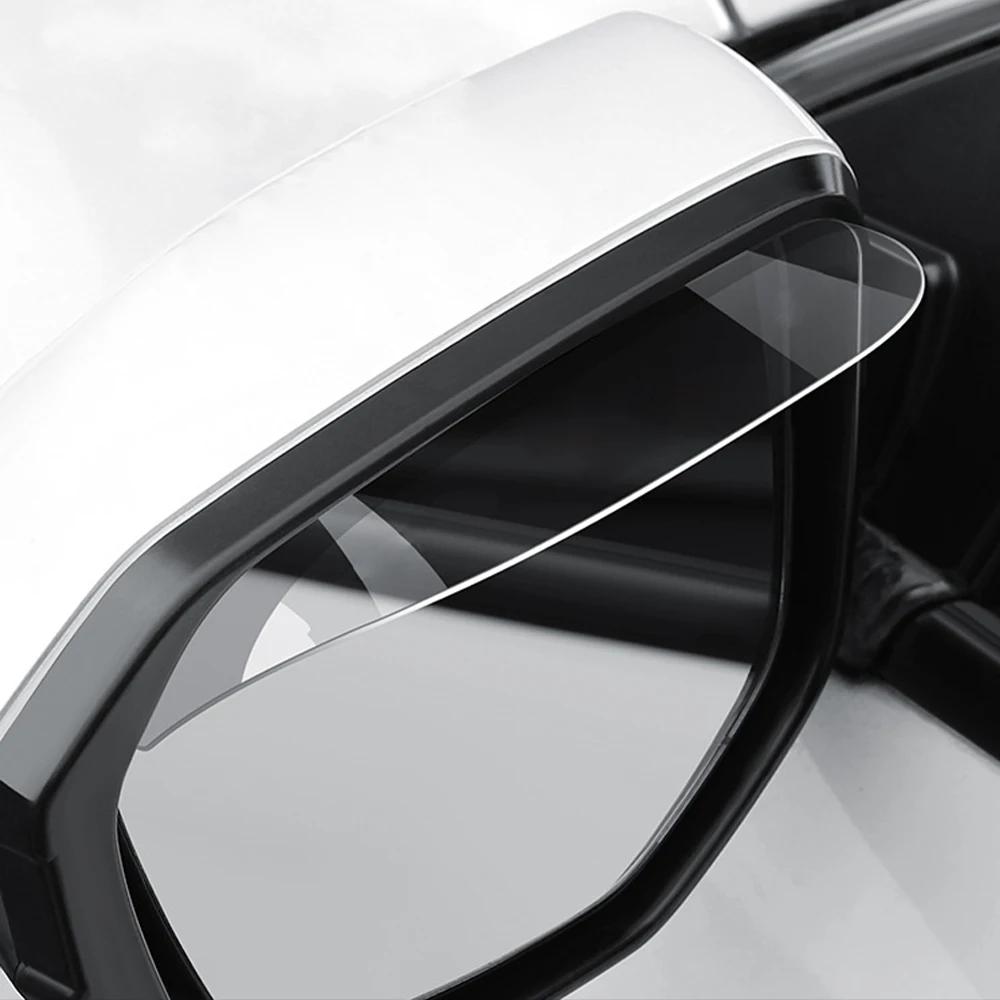 

2pcs Car Side Mirror Rain Eyebrow Accessories For Jeep RENEGADE COMPASS WRANGLER TRAILHAWK PATRIOT LIBERTY RUBICON COMMANDER