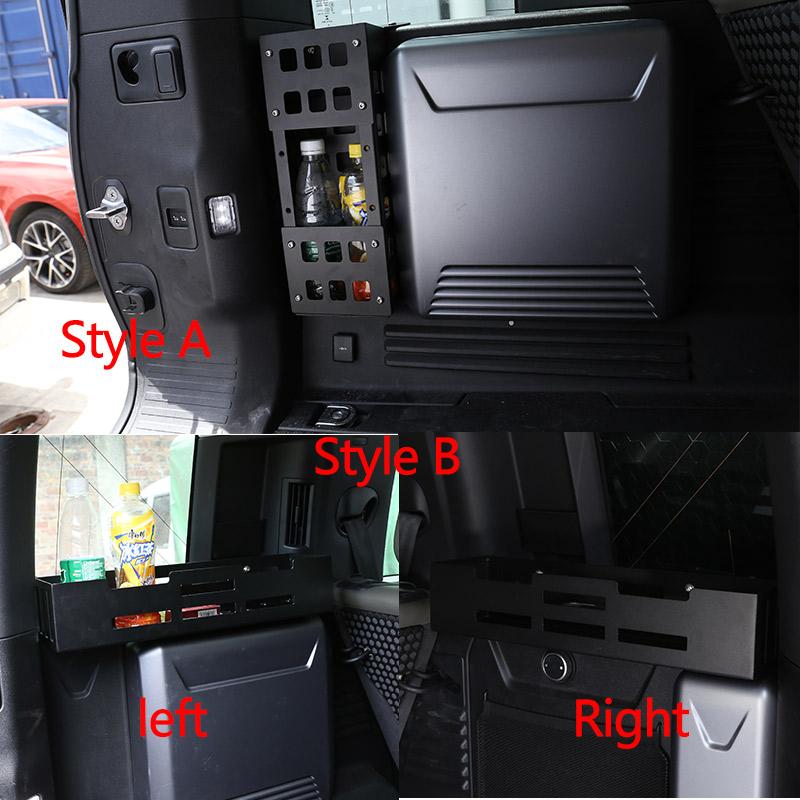 For Land Rover Defender 110 2020 2021 2022 2023 2024 Aluminum Car Trunk Storage Basket Capacity Box Car Accessories JWW3