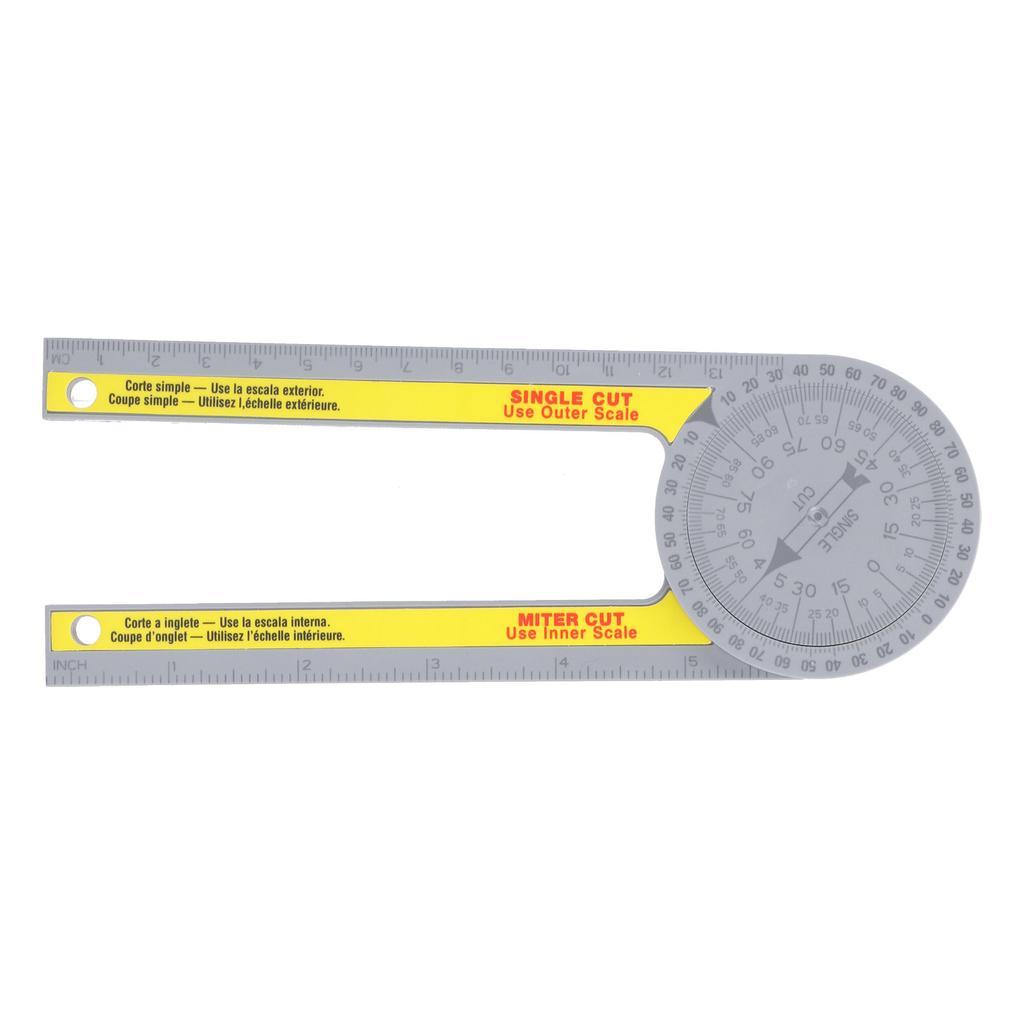 Miter Saw Protractor 360 Degree Angle Finder Gauge Cutting Guide Tool for Carpenters Plumbers