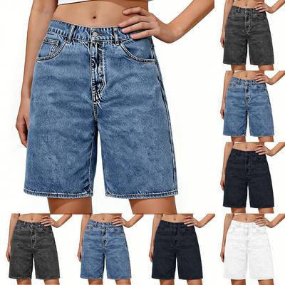 Ladies' Casual  Versatile Fashionable Denim Shorts
