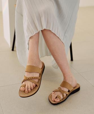 Jerusalem Sandals 1050Nn Rebecca-Yellow (Rebecca Nubuck)