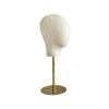 Manikin Head Display Stand, Adjustable Height Model for Headwear Glasses Home