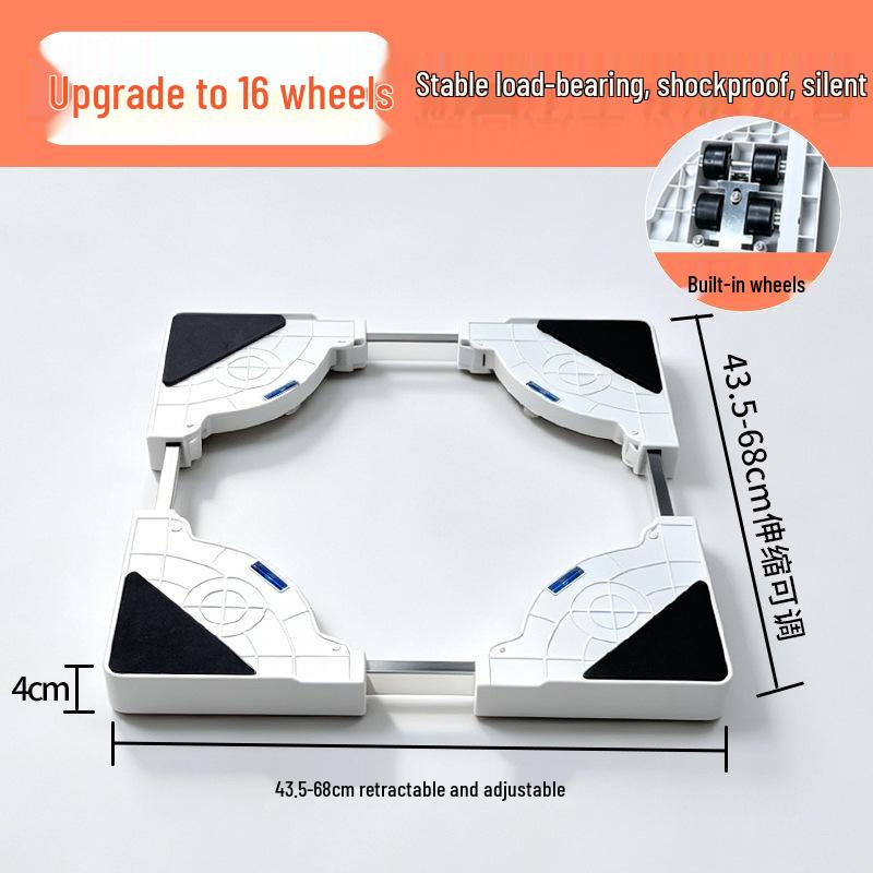 Washer & Fridge Anti-Vibration Pads for Elevation & Stability
