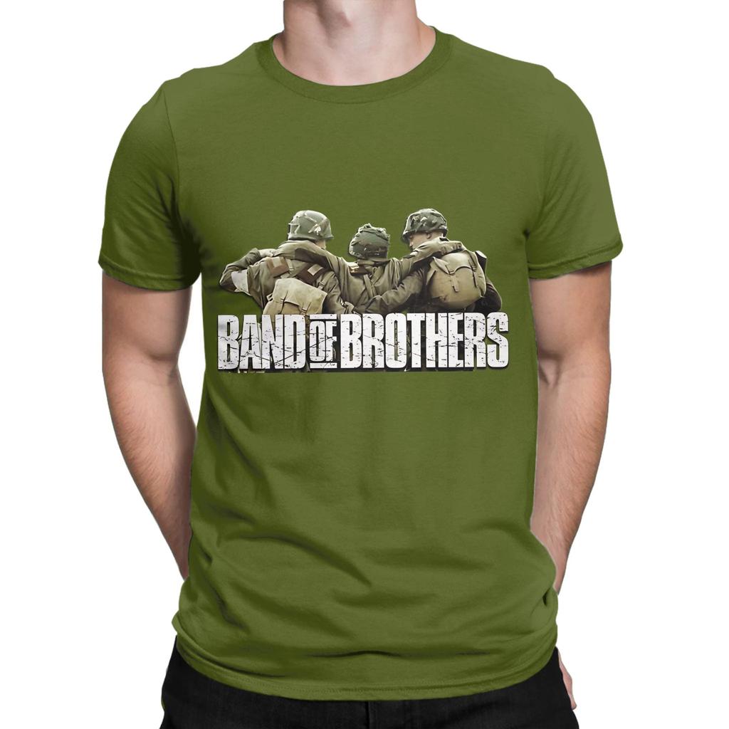 Band of Brothers bianco Divertente 100% Cotone Maglietta Band of Brothers Top Magliette Per Unisex
