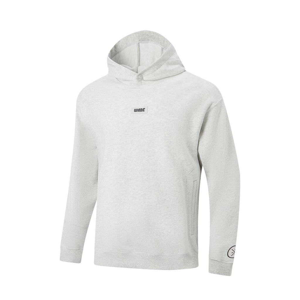 Li Ning Wade Series Hooded Loose Letter Fashion Casual Sweatshirt Men Sweatshirt AWDW117-2