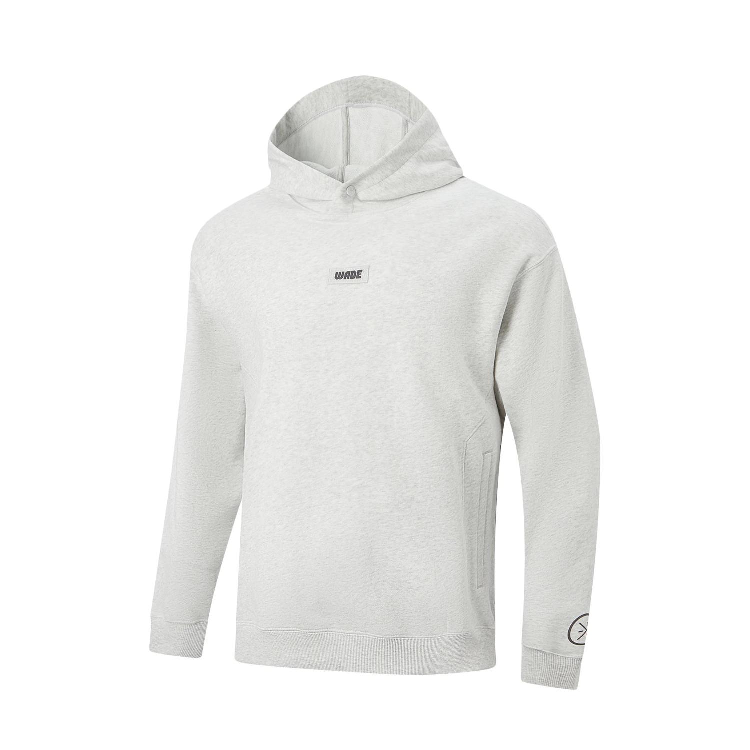 Li Ning Коллекция Уэйда Худи Свободный Буквы Модный Повседневный Свитшот Мужской свитшот AWDW117-2 M