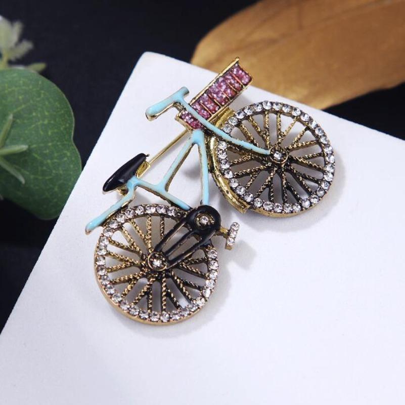 Modische Fahrradform Brosche Herren Damen Freizeit Radsport Sport Geschenk Radfahrer Abzeichen Sport Reversnadeln Radfahren Schmuck Biker Geschenk