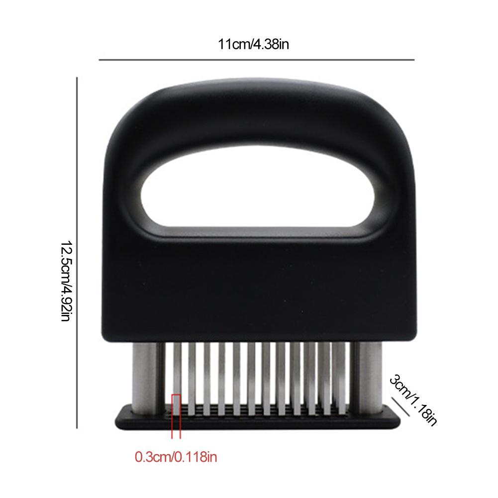 Meat Tenderizer with Stainless Steel Blades Meat Beater Steak Hammer Pounder Tool Kitchen Gadgets