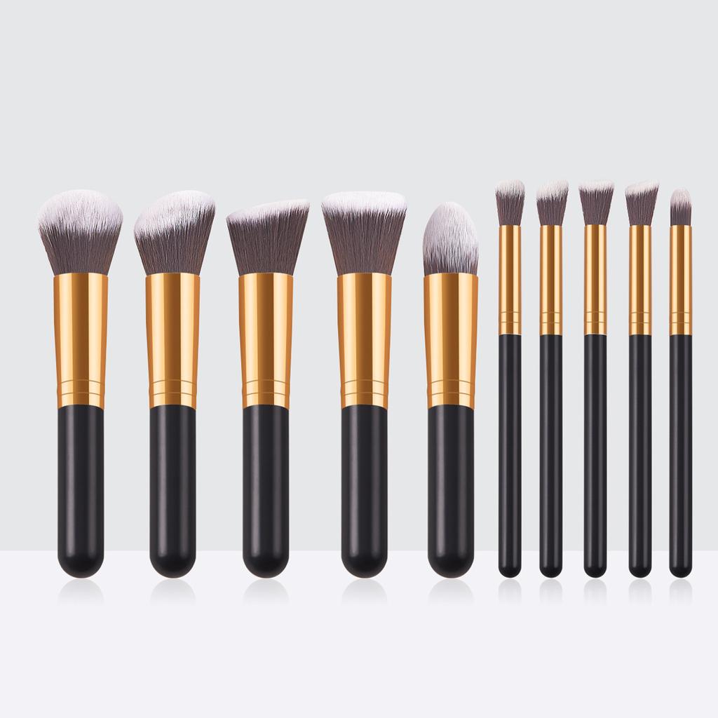 10PCs Minin Makeup Brush Set Cosmetict Makeup For Face Make Up Tools Women Beauty Professional Foundation Blush Eyeshadow beauty