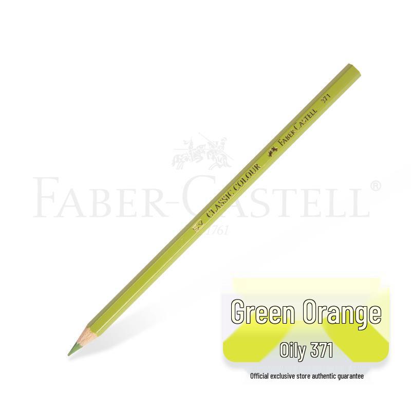 Faber-Castell Art Oil-Based Colored Pencils Set - Red, White, Black, and 60 Single and Complementary Colors.