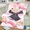 Spy × Family Warm  Comfortable  Print Flannel Blanket for Sofas, Bedrooms, Beds, Chairs, Travel, Picnics-kwq192